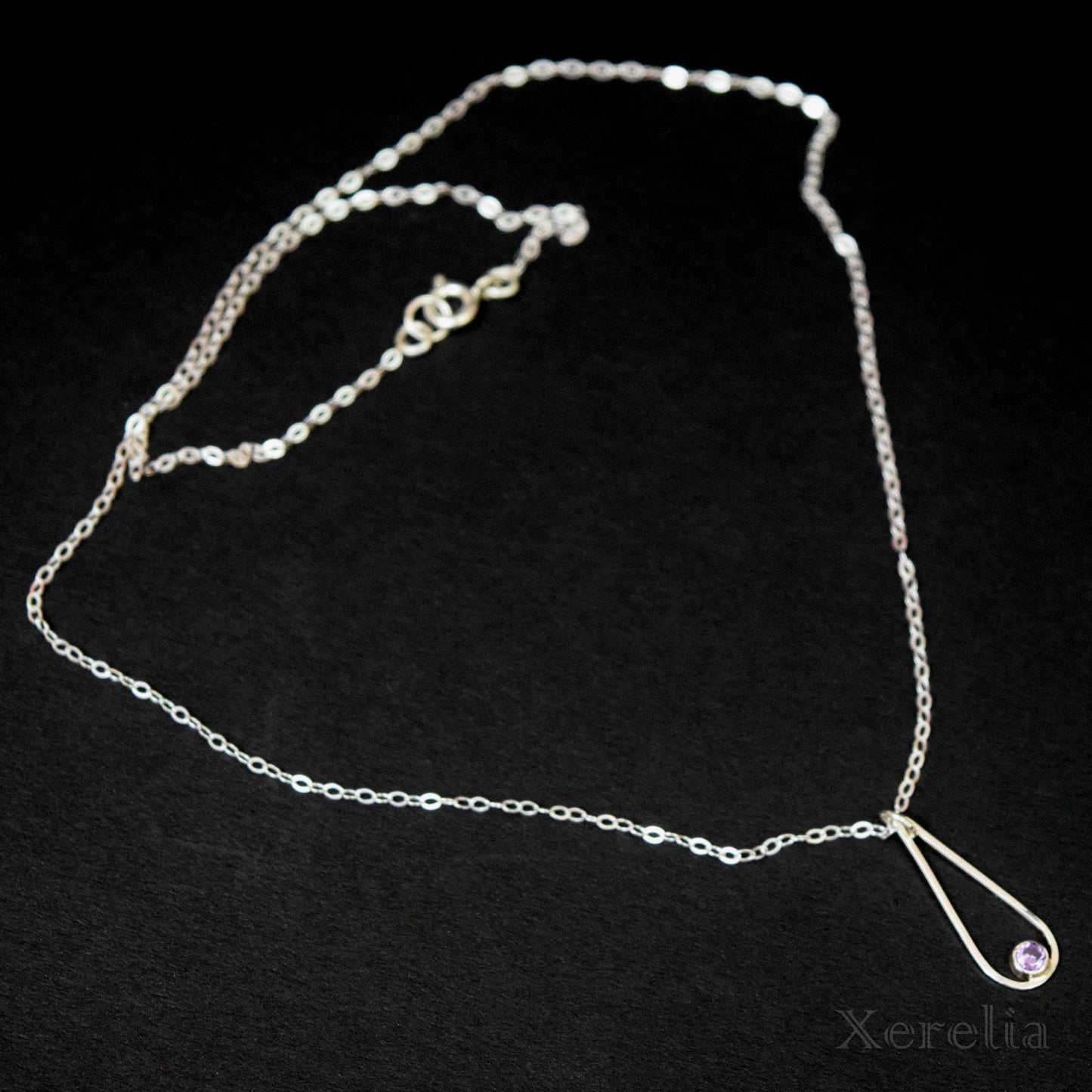 Purple Elegance Earring and Necklace Set