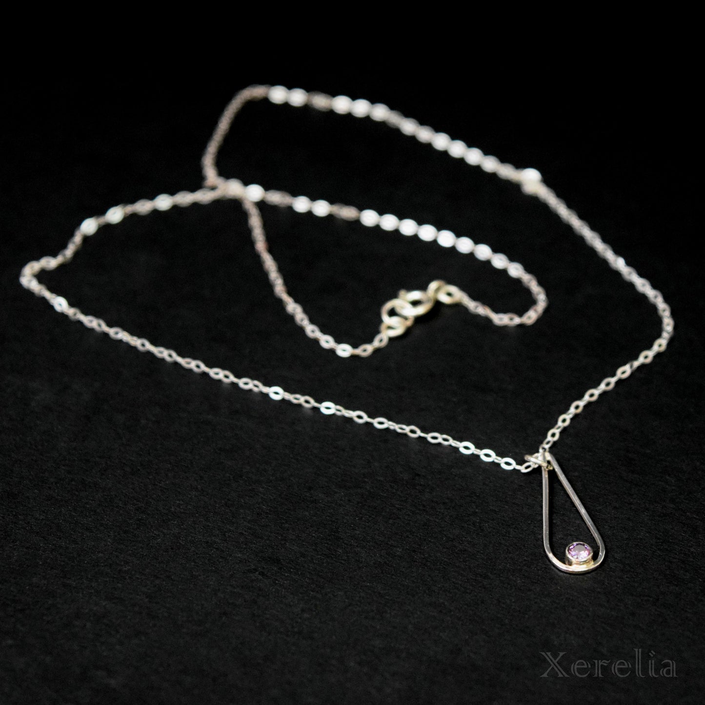 Purple Elegance Earring and Necklace Set
