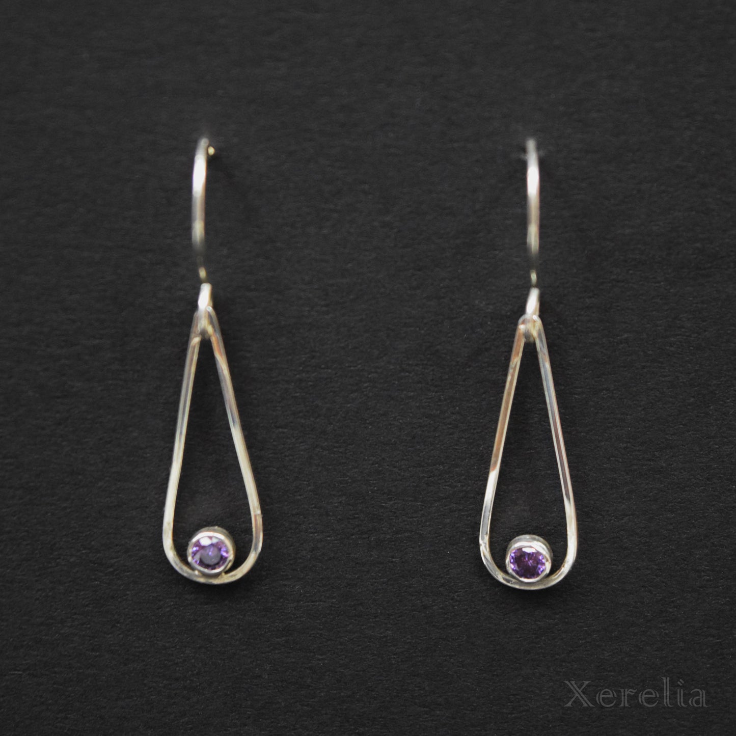Purple Elegance Earring and Necklace Set