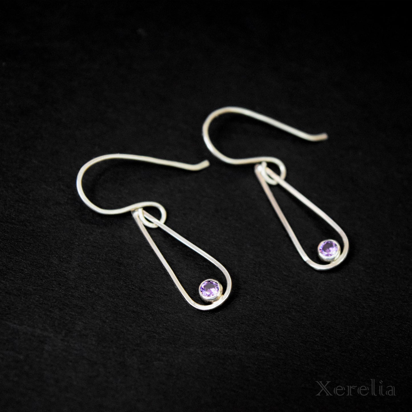 Purple Elegance Earring and Necklace Set