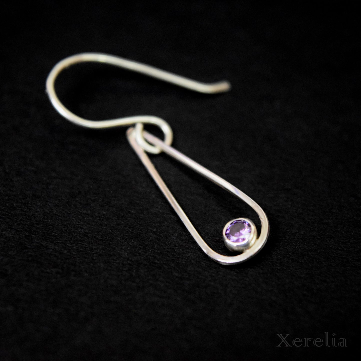 Purple Elegance Earring and Necklace Set