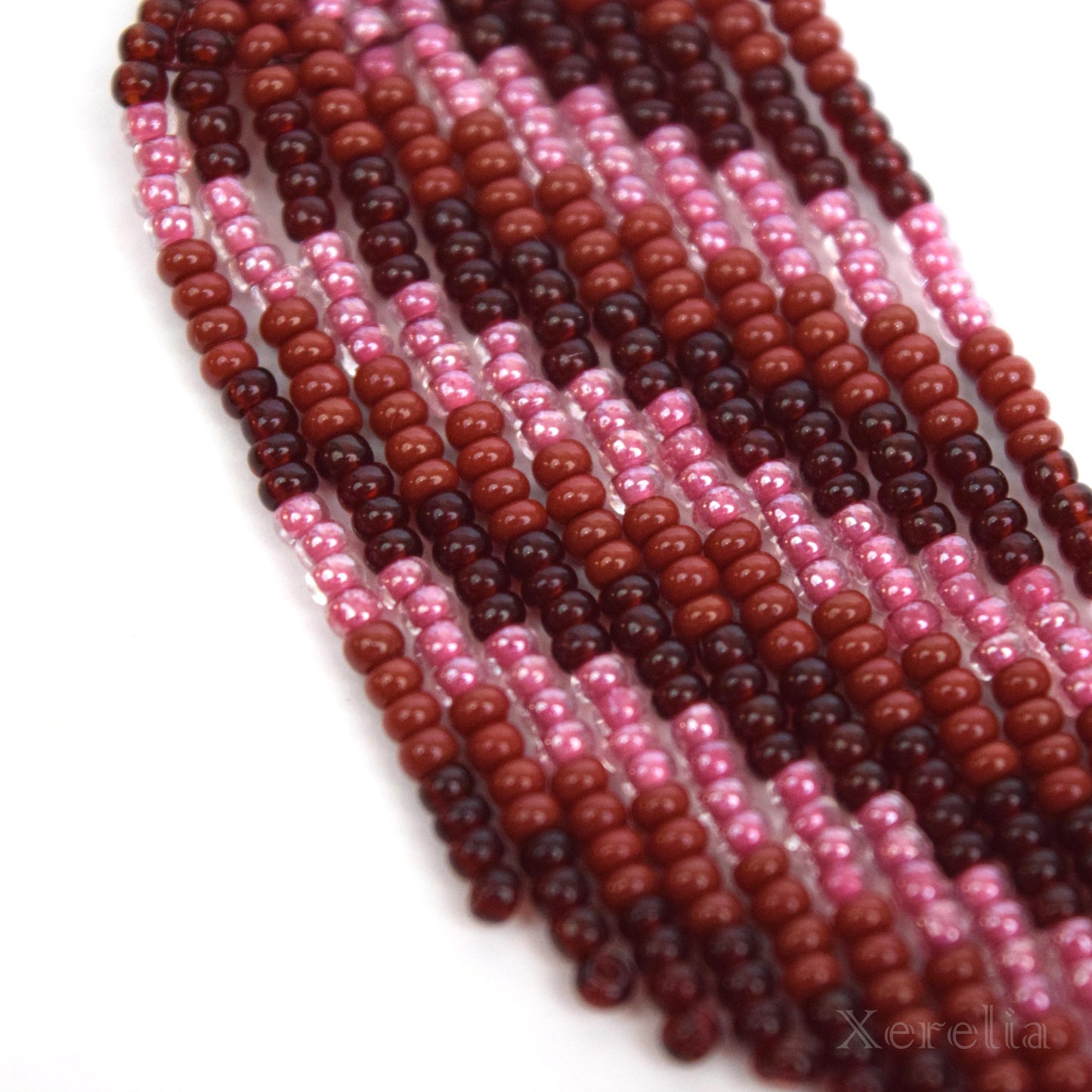 Valentine Stripe Fringe Earrings