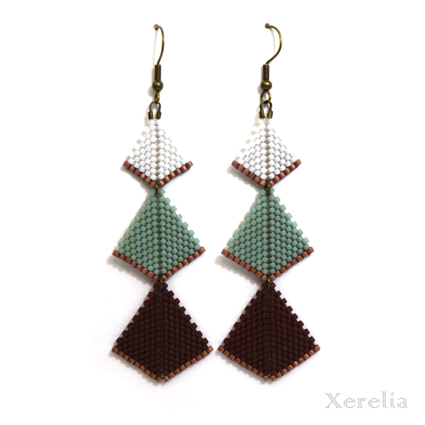 Currant Arrow Tip Earrings