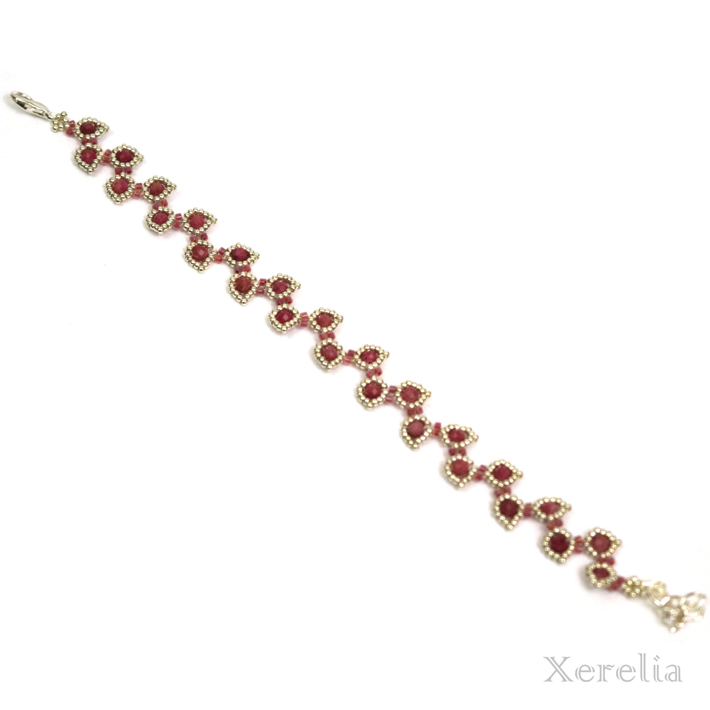Pink Leafy Vine Bracelet