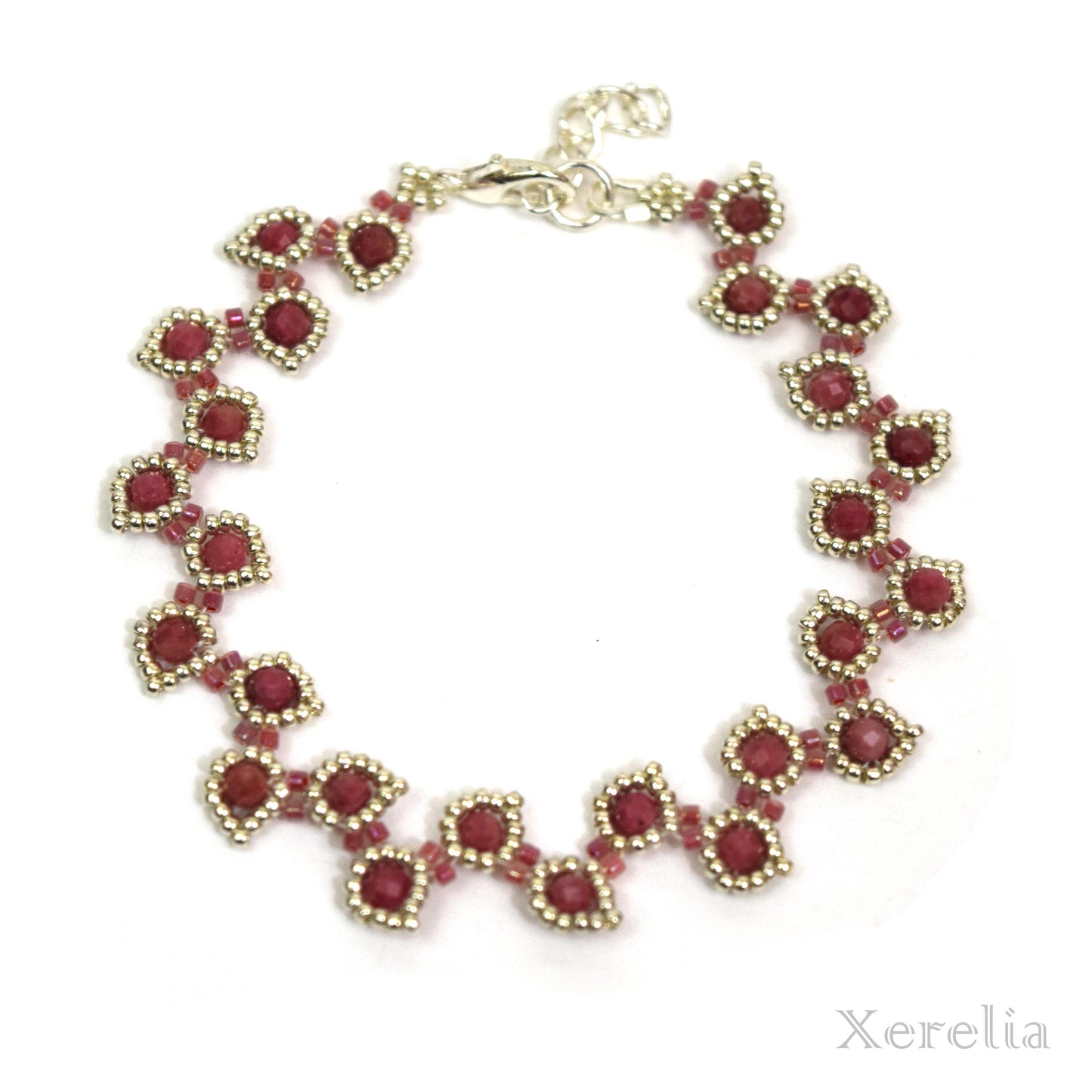 Pink Leafy Vine Bracelet