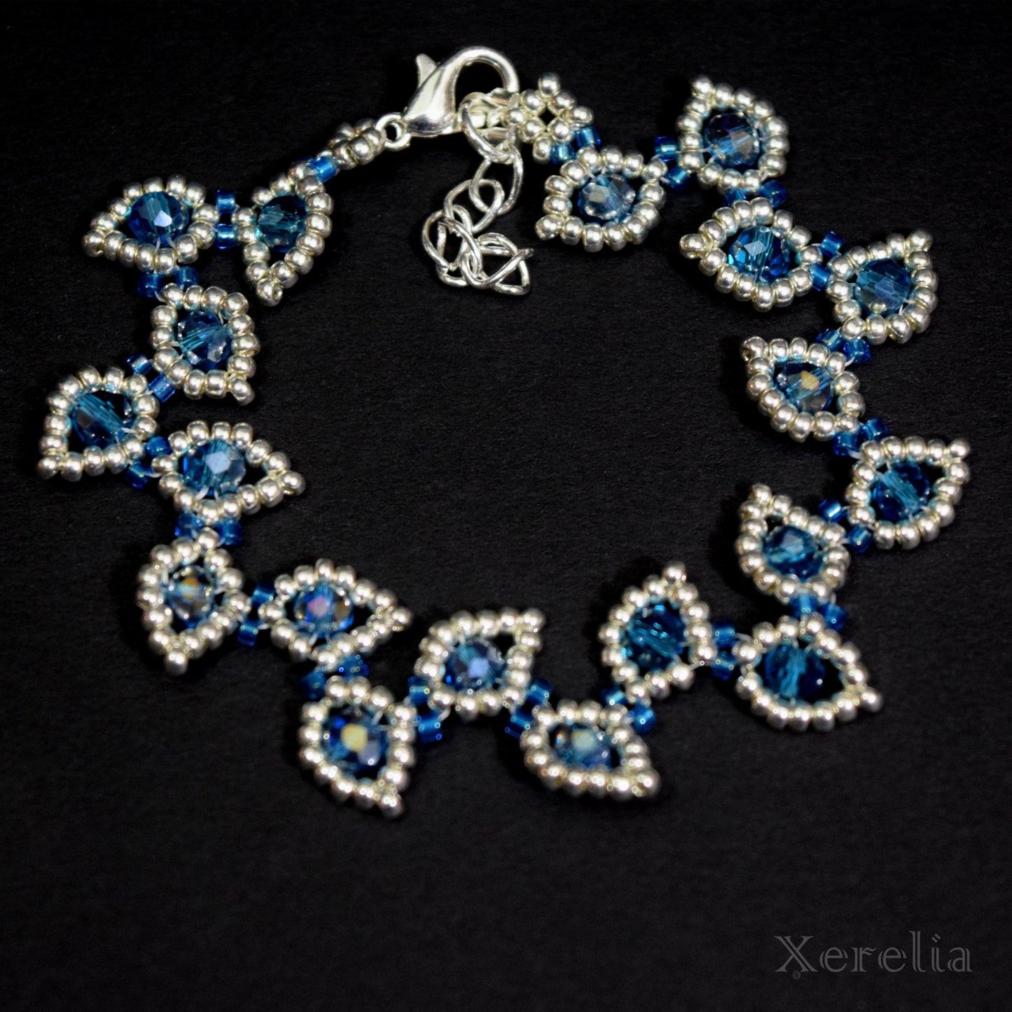 Teal Leafy Vine Bracelet