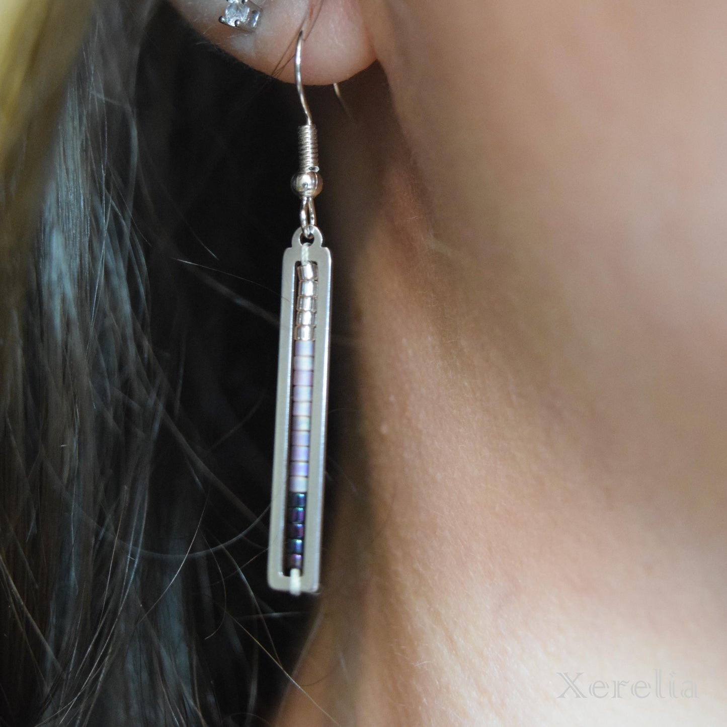 Silvery Dusk Earrings