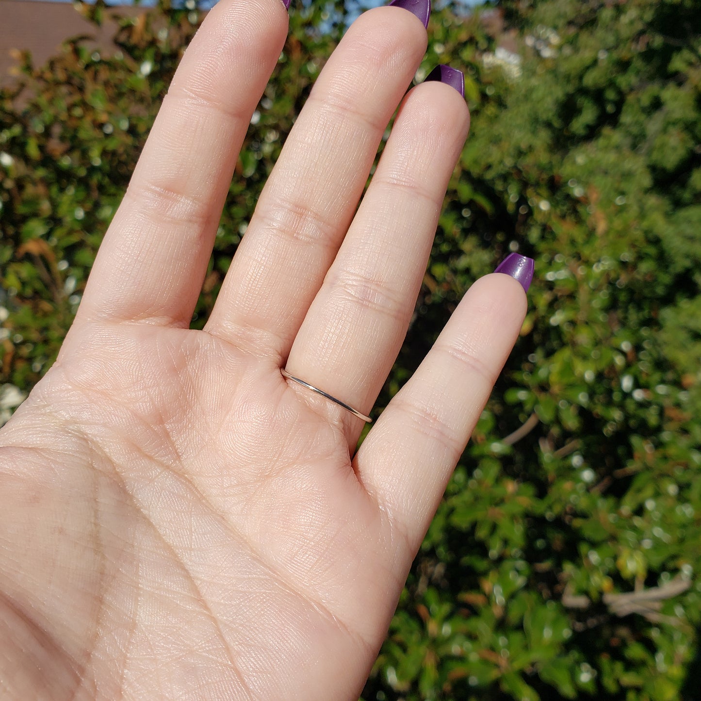 Large Heart Shape Silver Ring