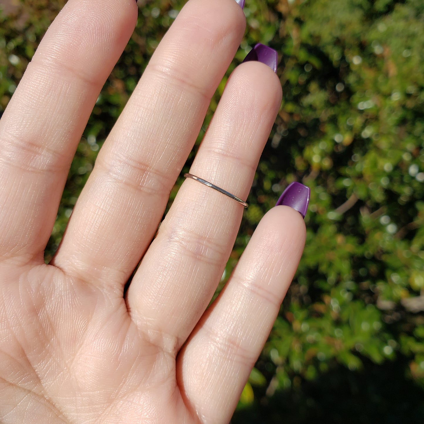 Small Heart Shape Silver Ring