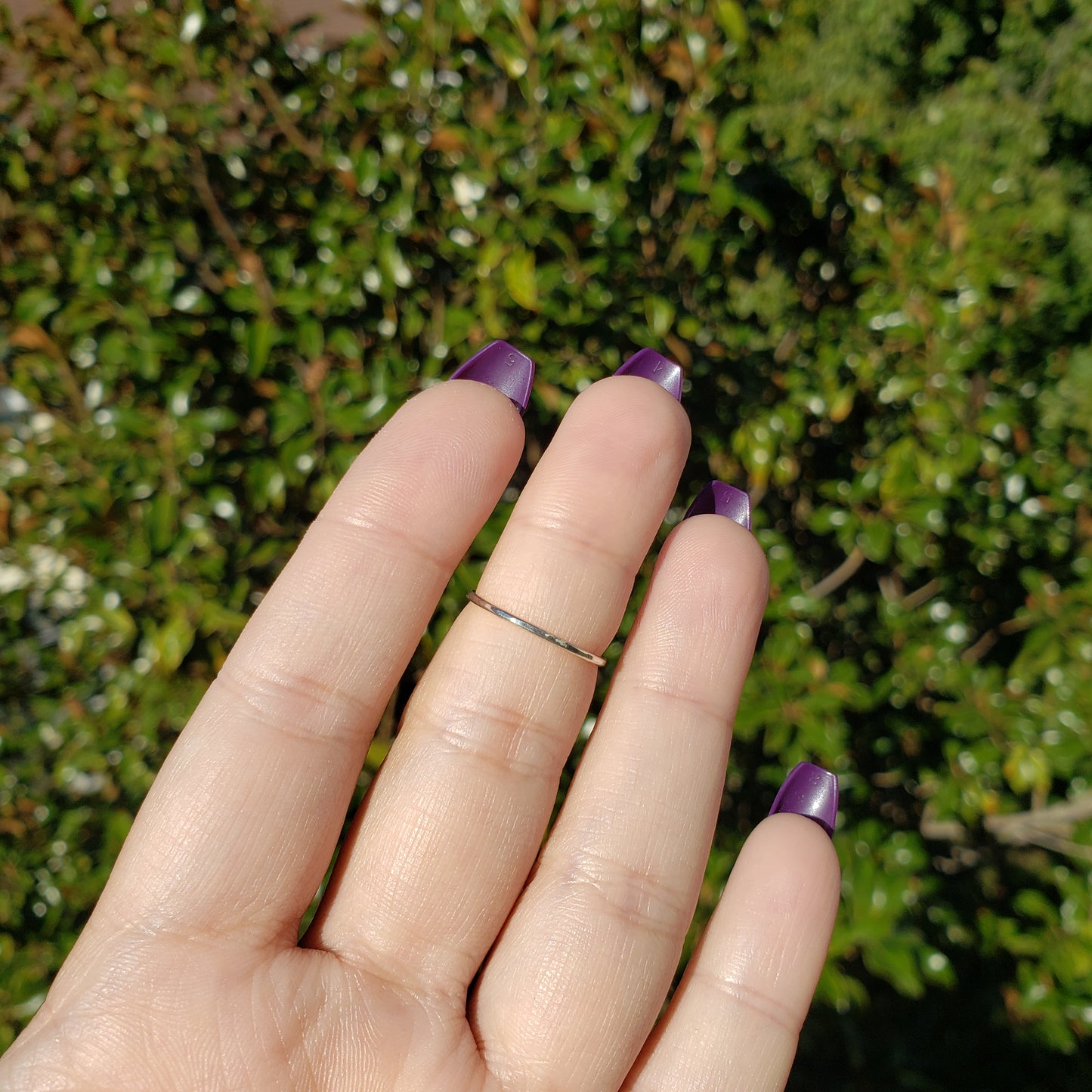 Large Silver Swirl Ring