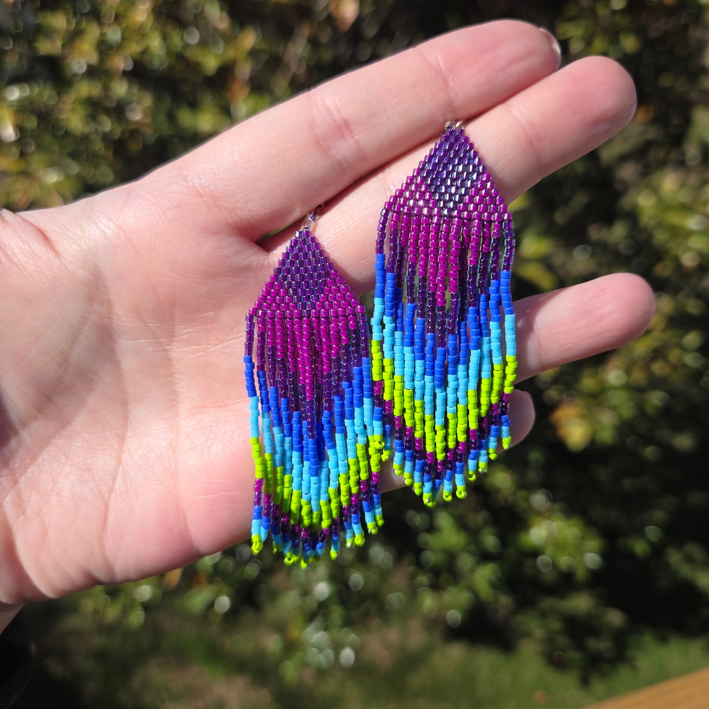 Anemone Fringe Earrings