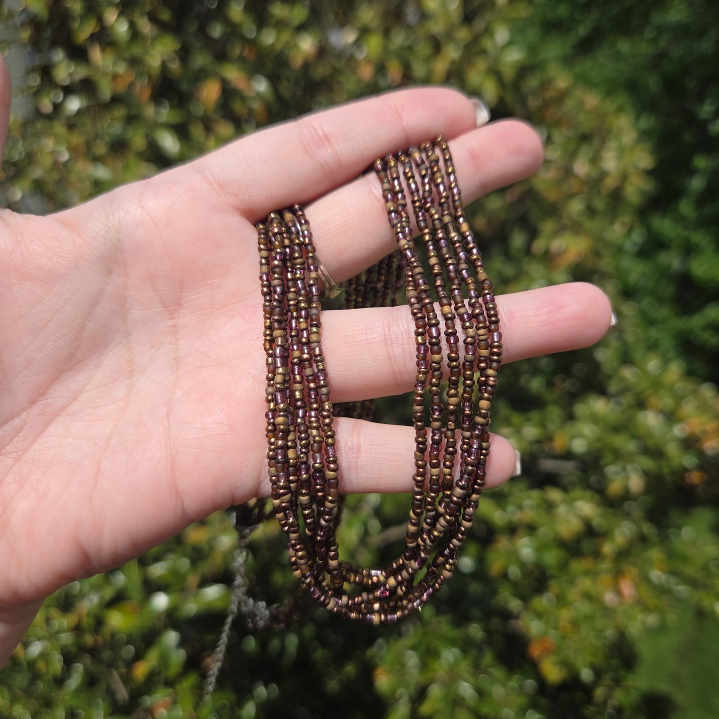 Chocolate Strands Necklace