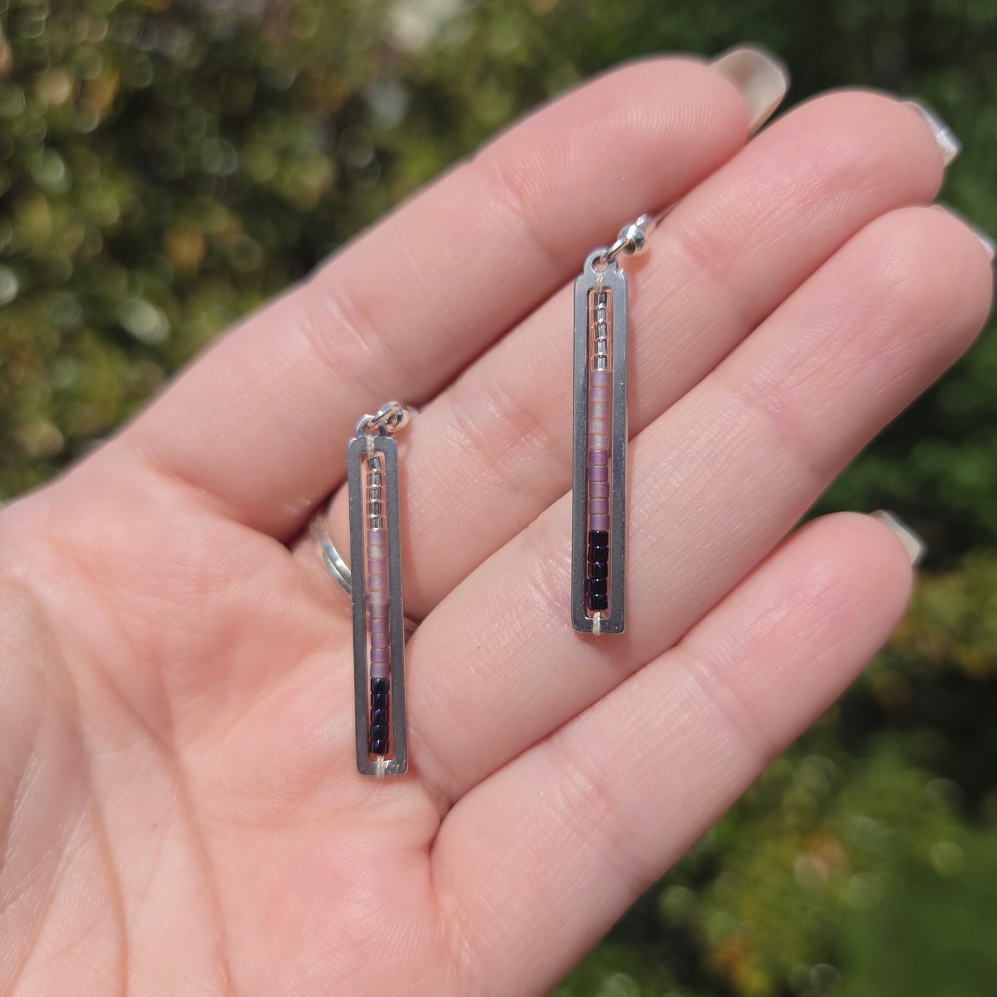 Silvery Dusk Earrings