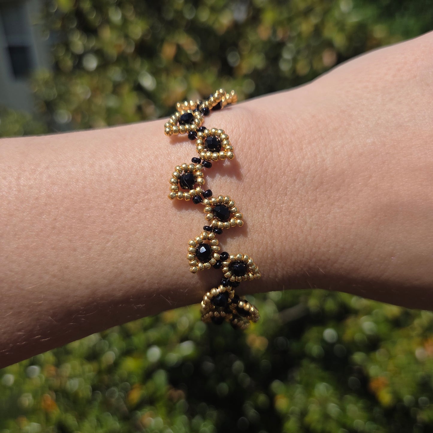 Black Leafy Vine Bracelet