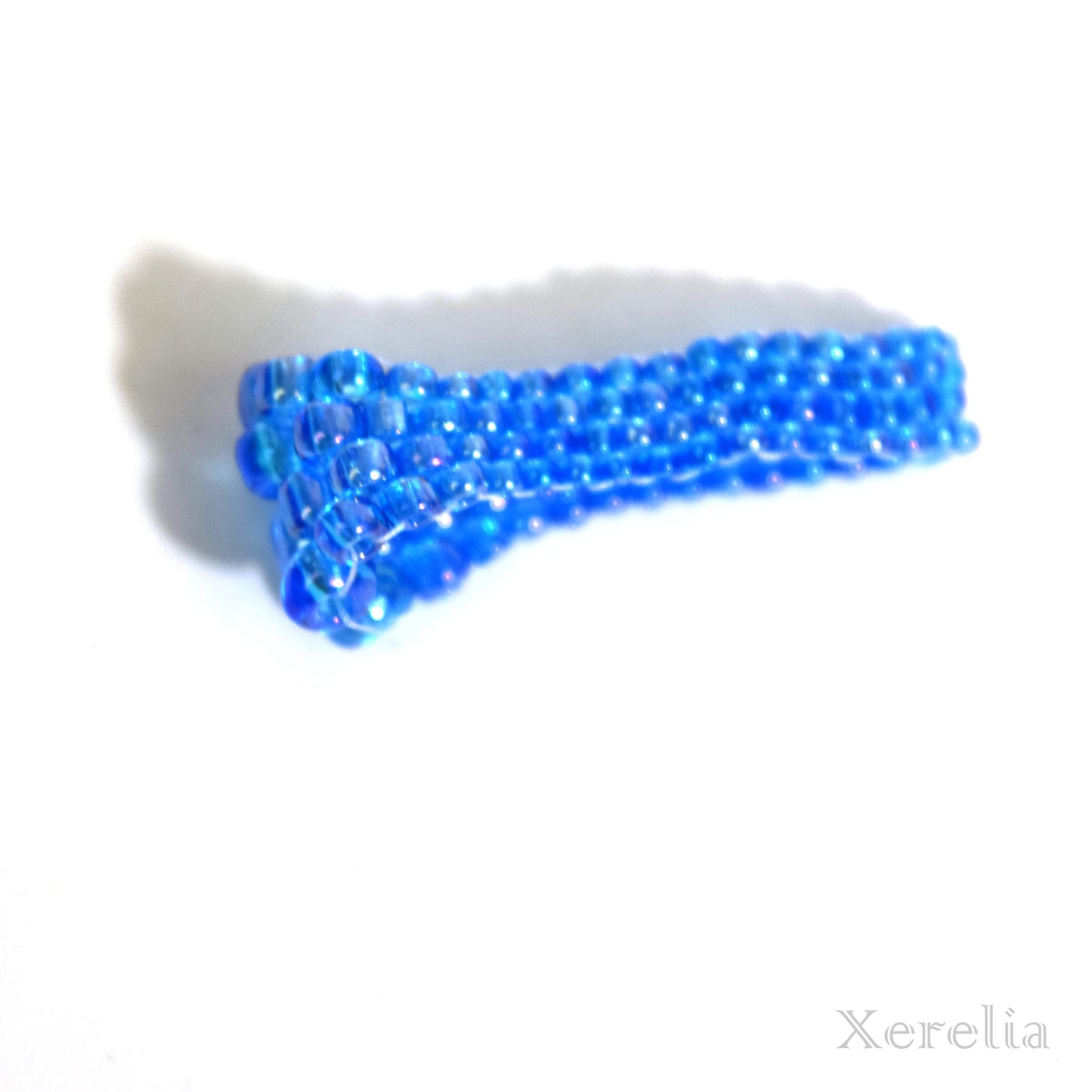 Cyan Blue AB Bubble Ring