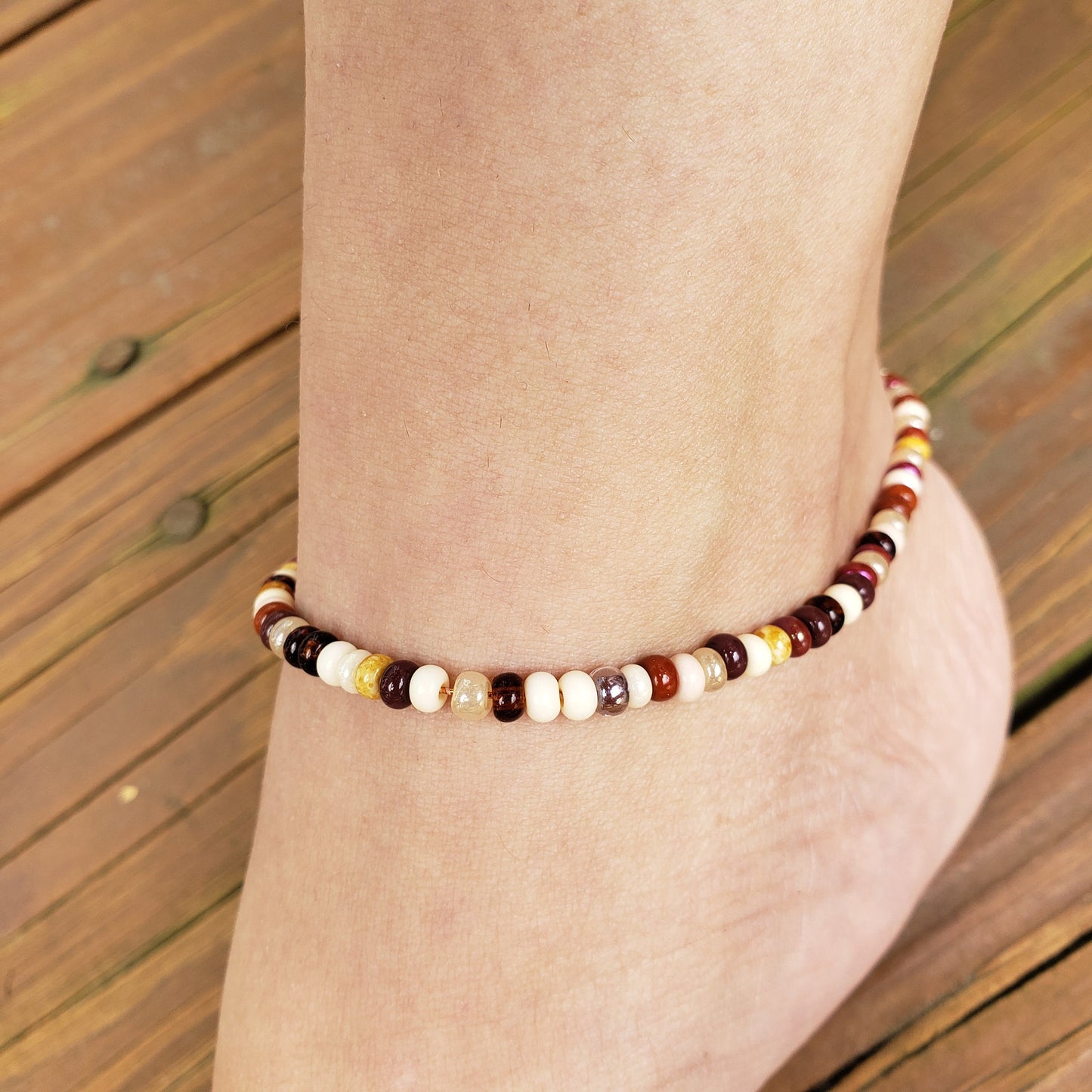 Autumn Leaves Anklet