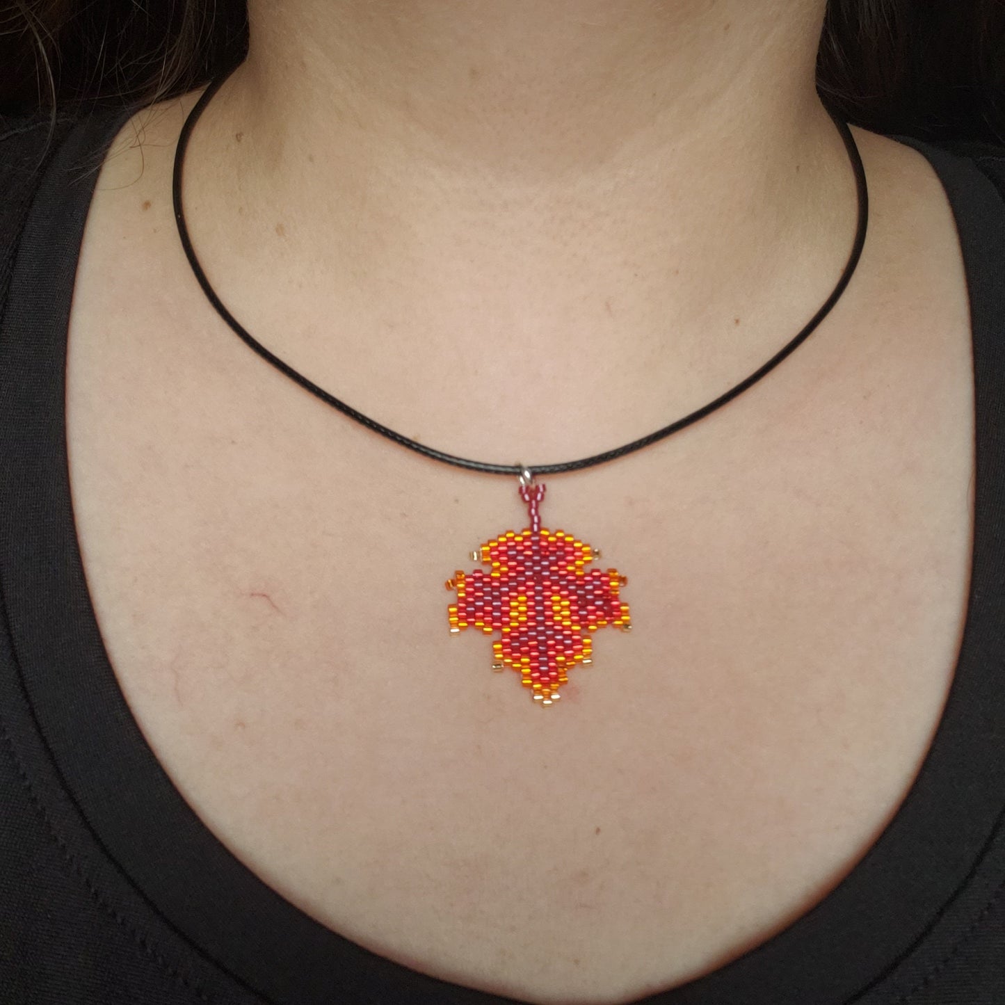 Cute Autumn Maple Leaf Necklace