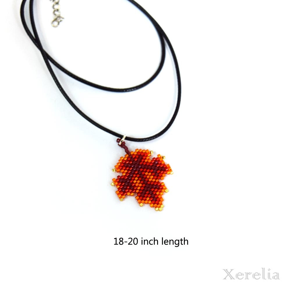 Cute Autumn Maple Leaf Necklace