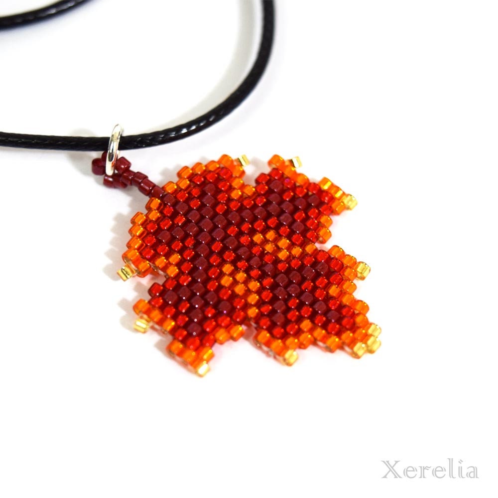 Cute Autumn Maple Leaf Necklace