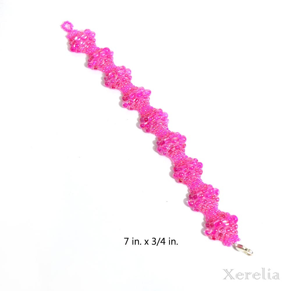 Bright Pink Bubble Bracelet