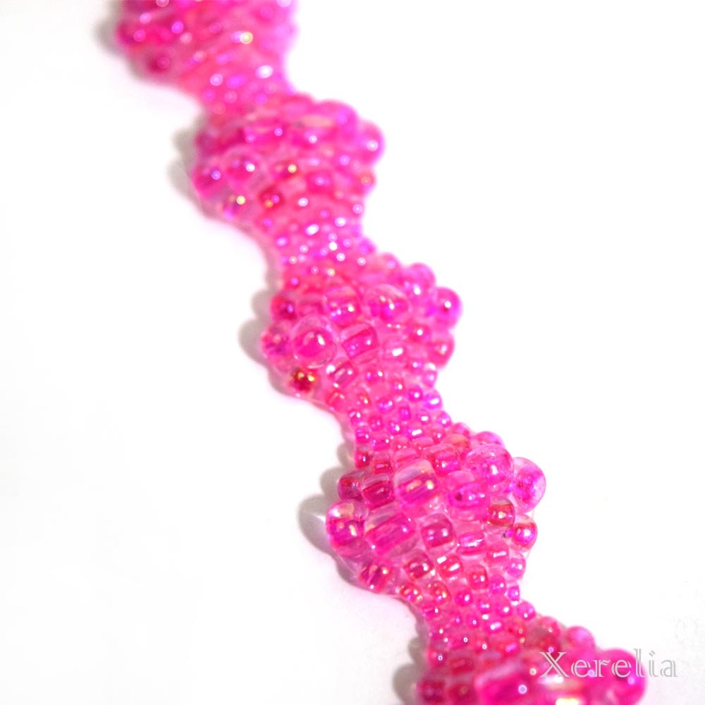 Bright Pink Bubble Bracelet