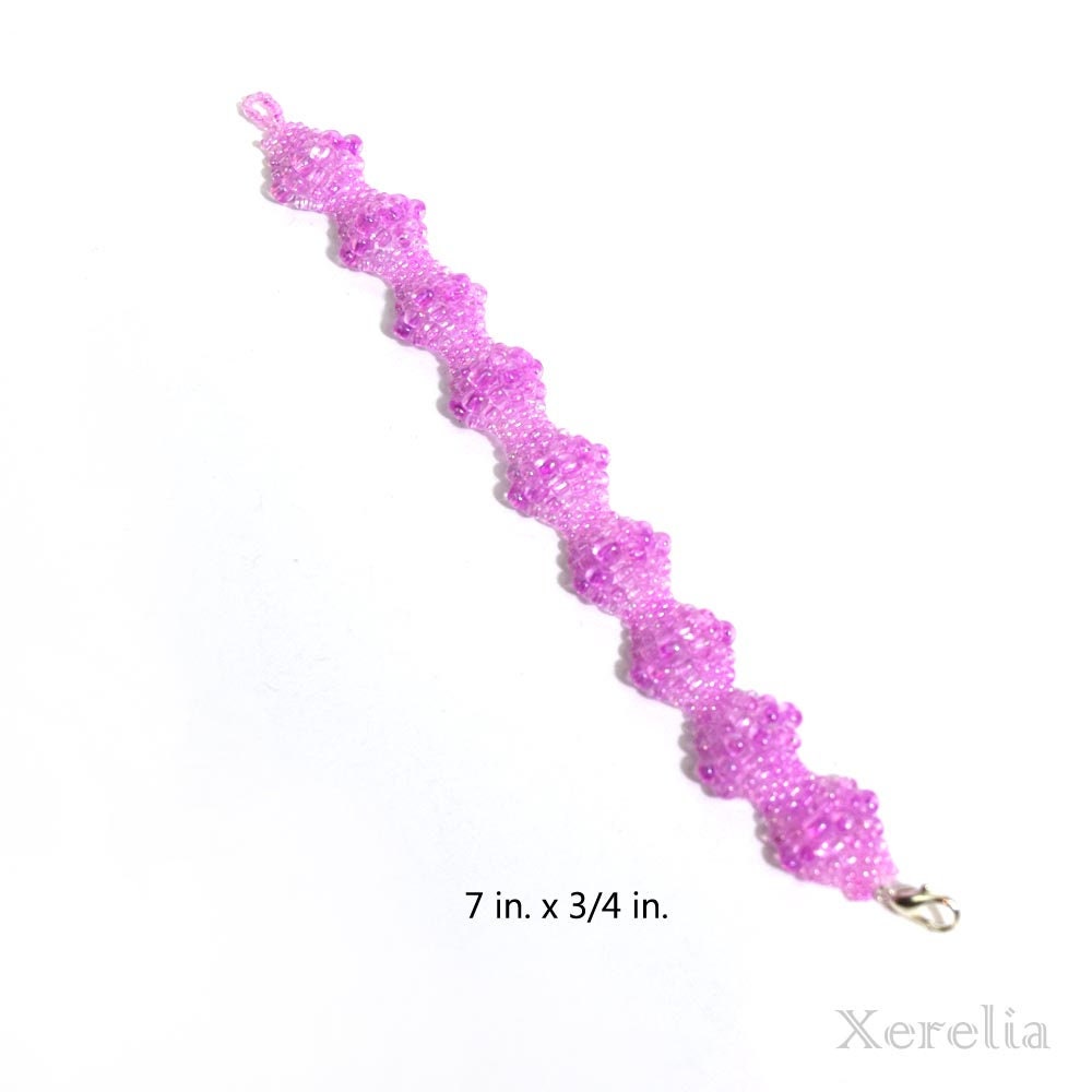 Pale Orchid Bubble Bracelet