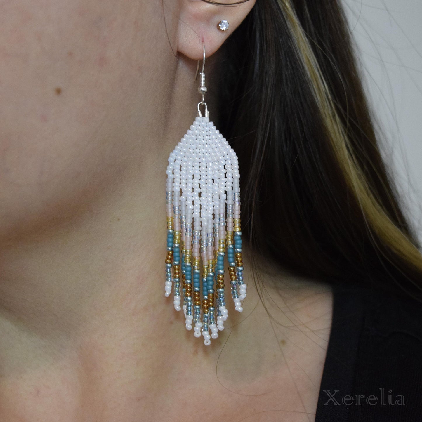 Beachy Boho Fringe Earrings