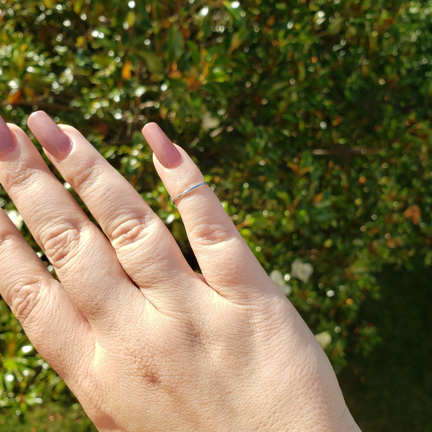 Hand Hammered Sterling Silver Ring