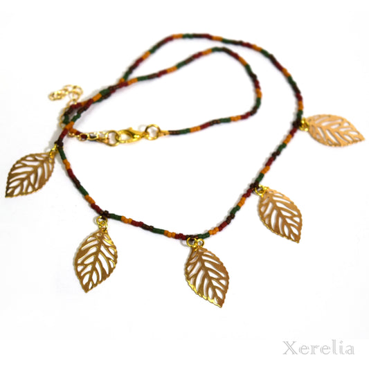 Golden Leaf Necklace