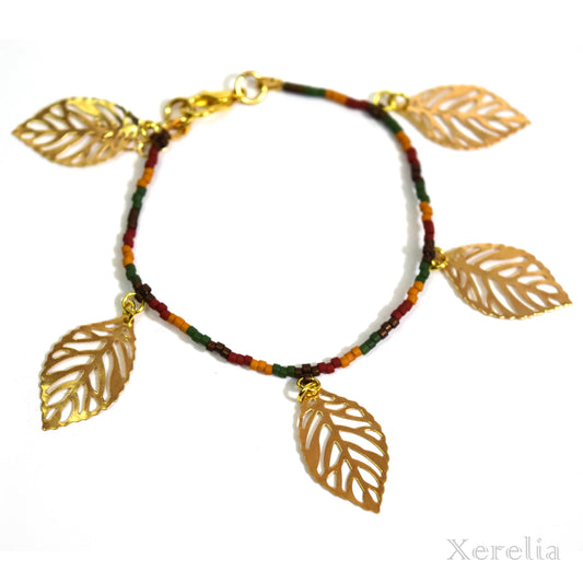 Golden Leaf Bracelet