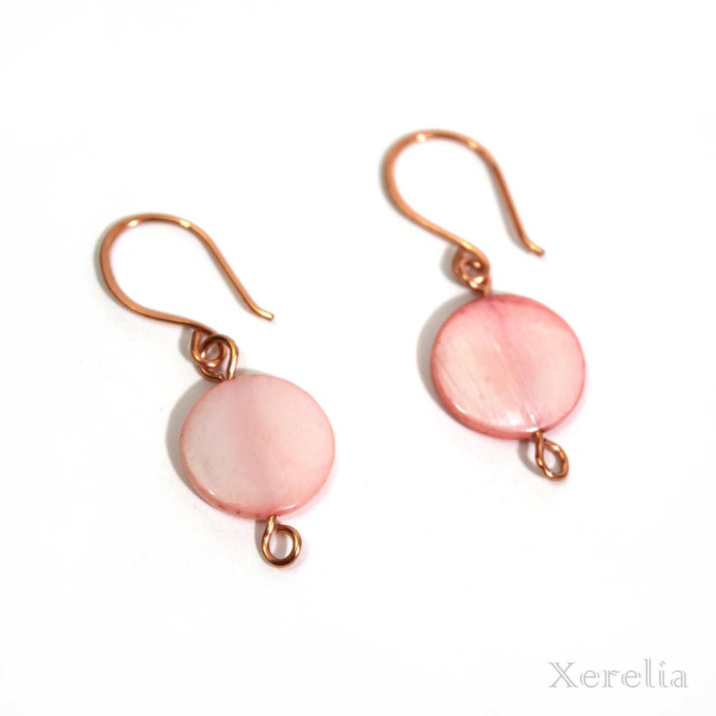 Pink Shell Earrings