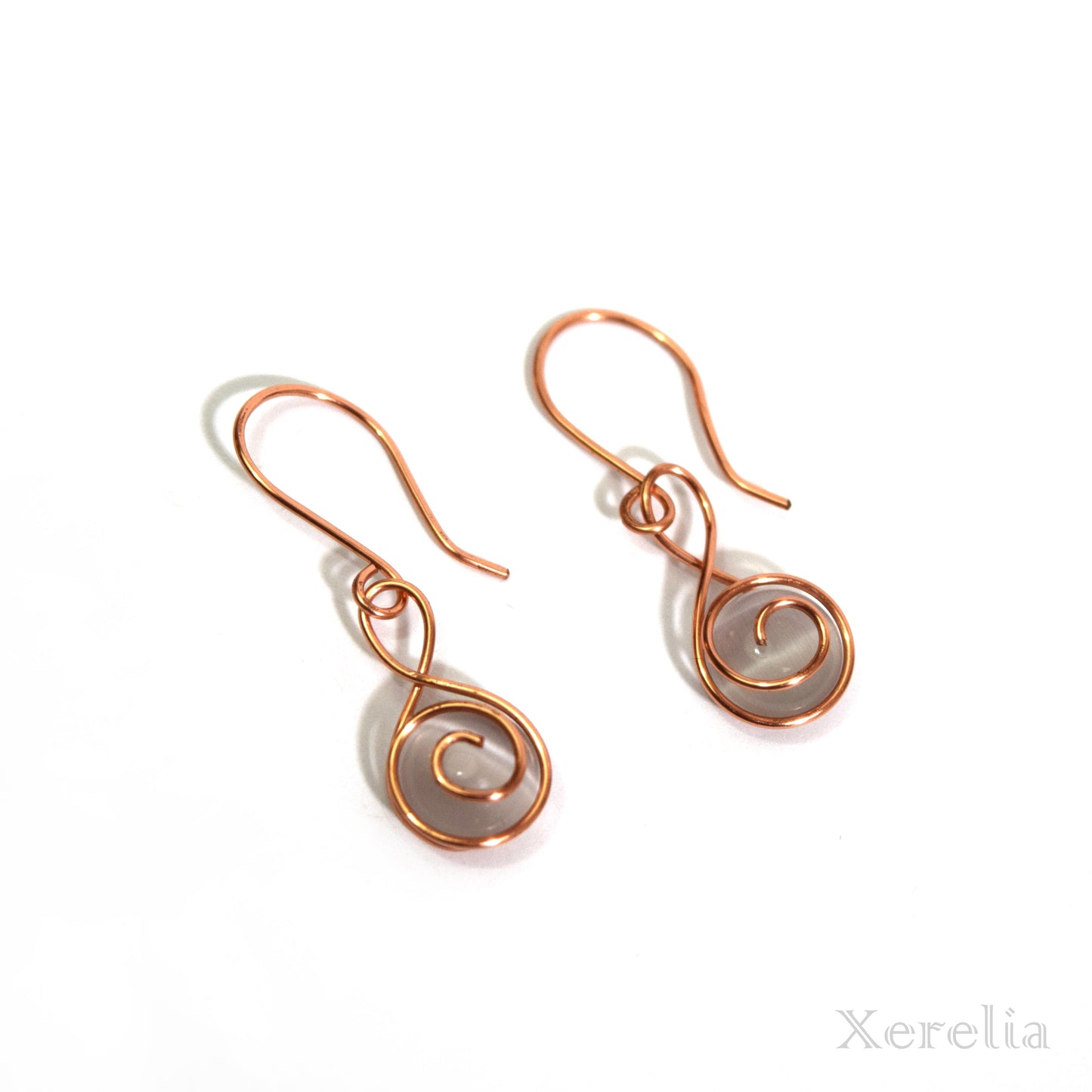 Cat's Eye Cabochon Earrings