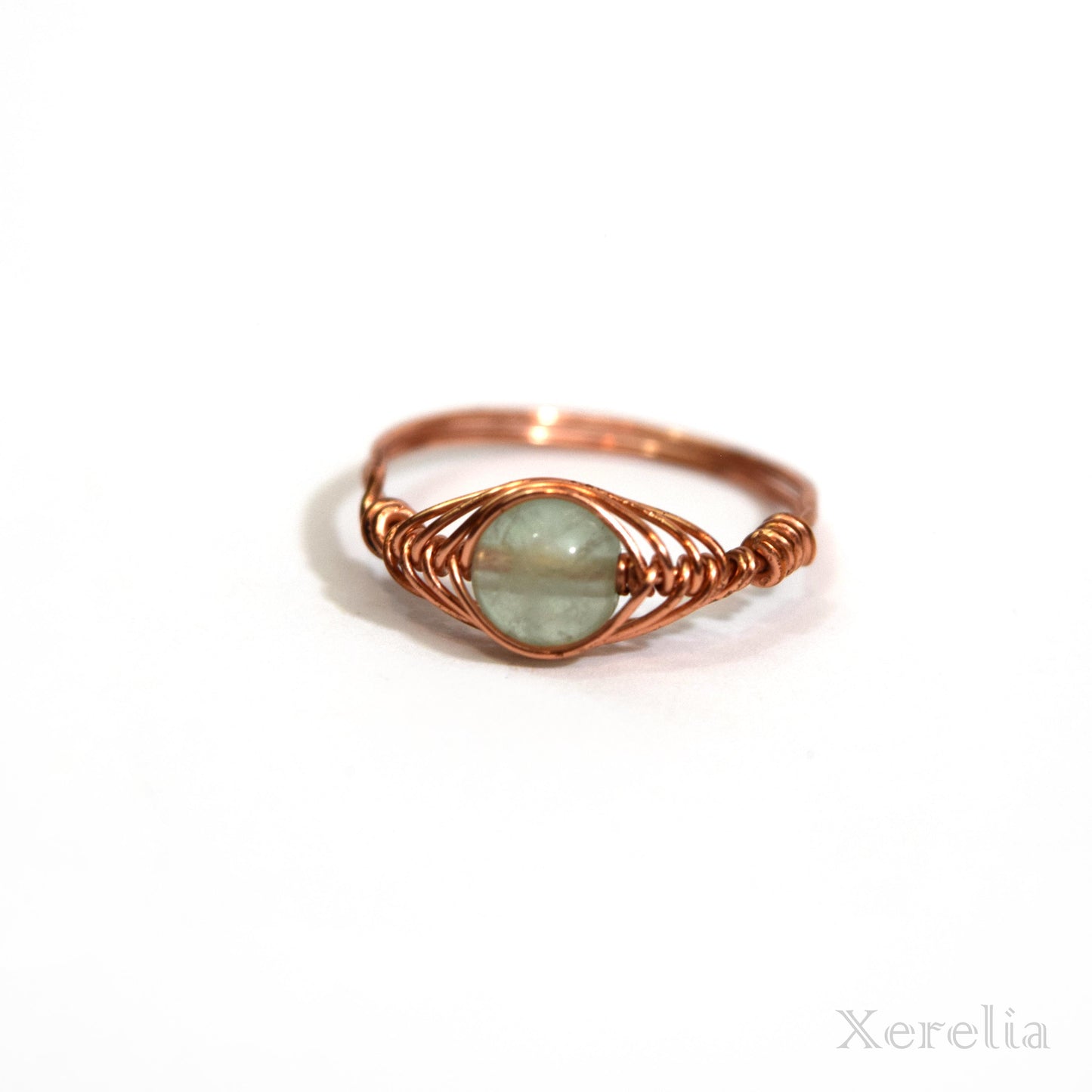 Fluorite Herringbone Ring