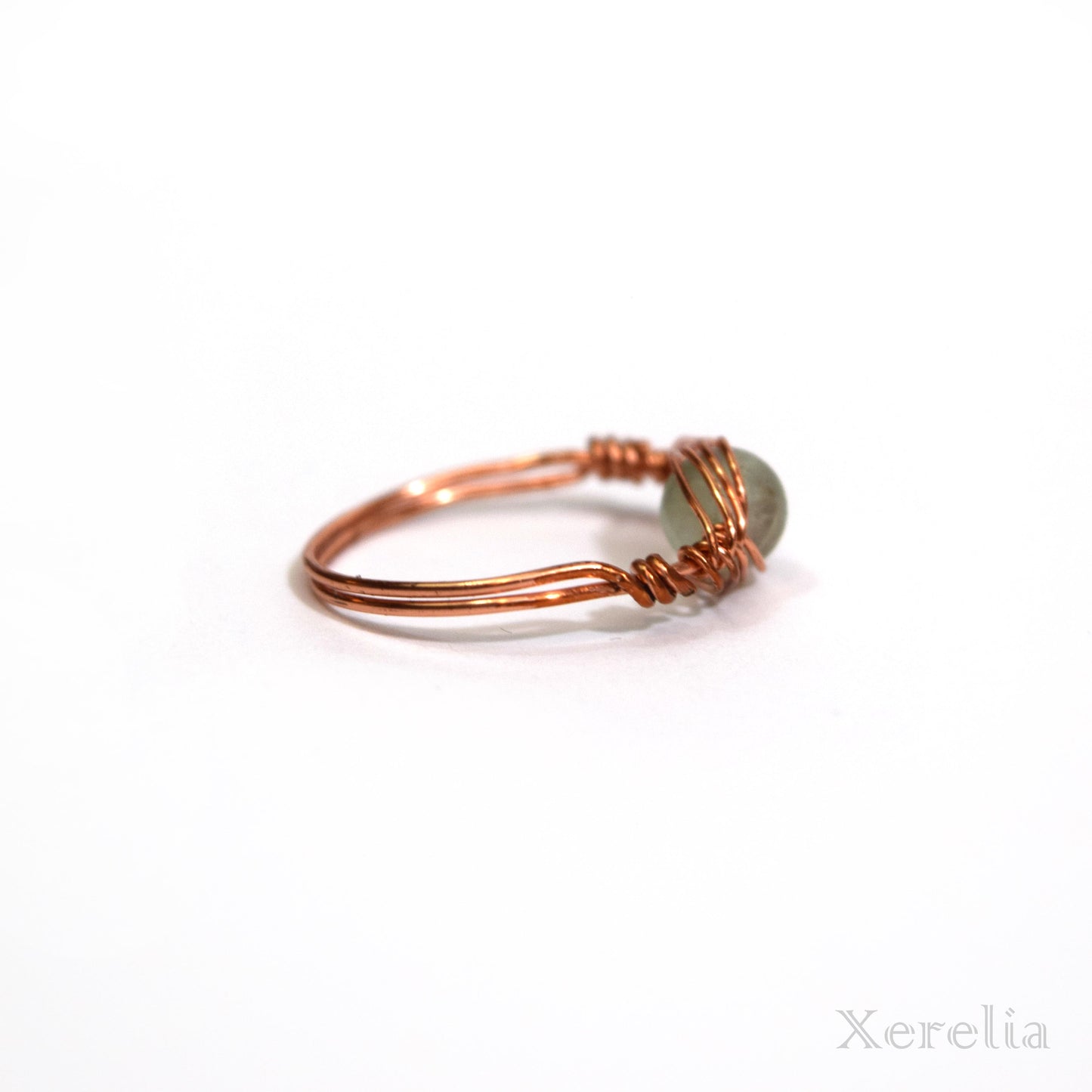 Fluorite Herringbone Ring