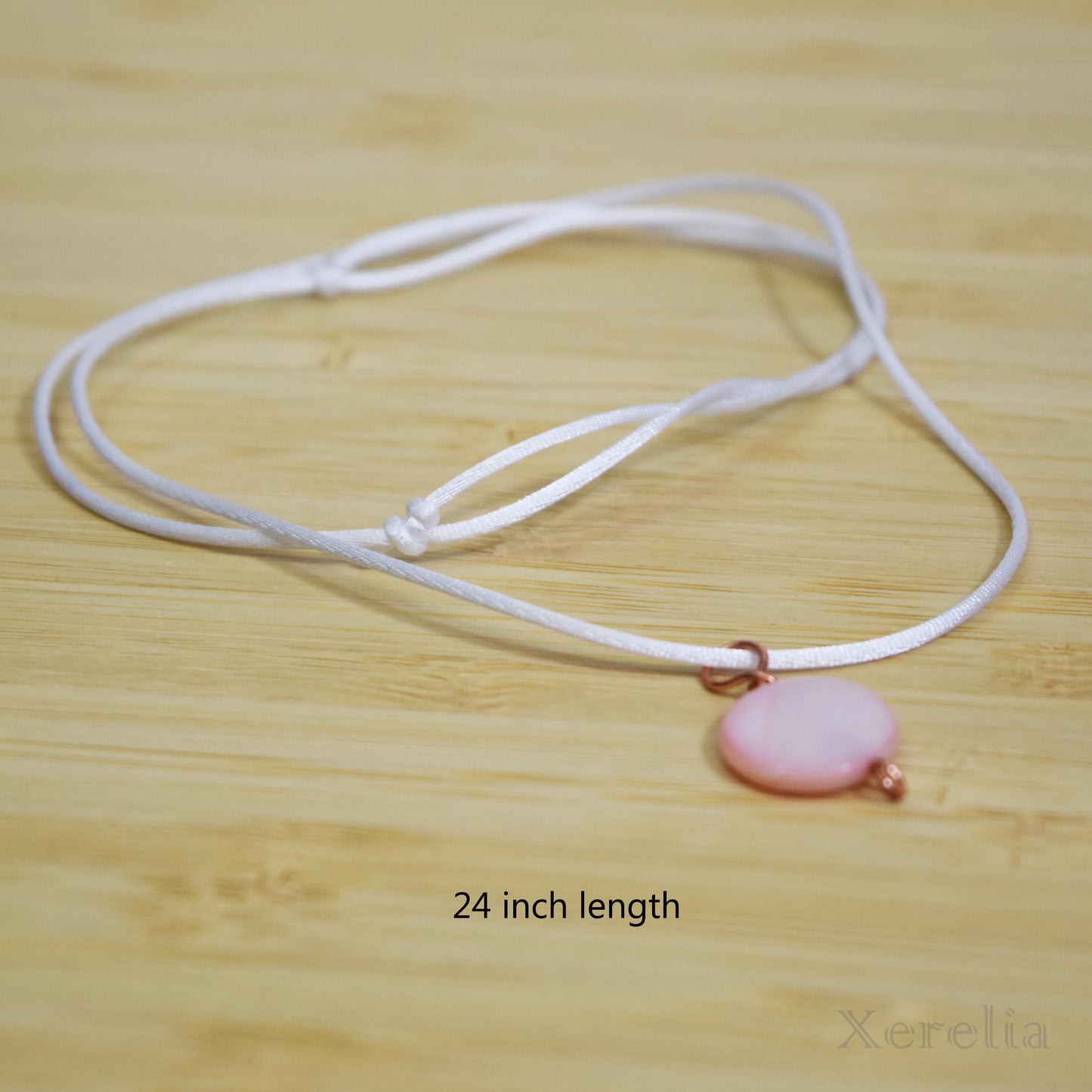 Pink Shell Pendant Necklace