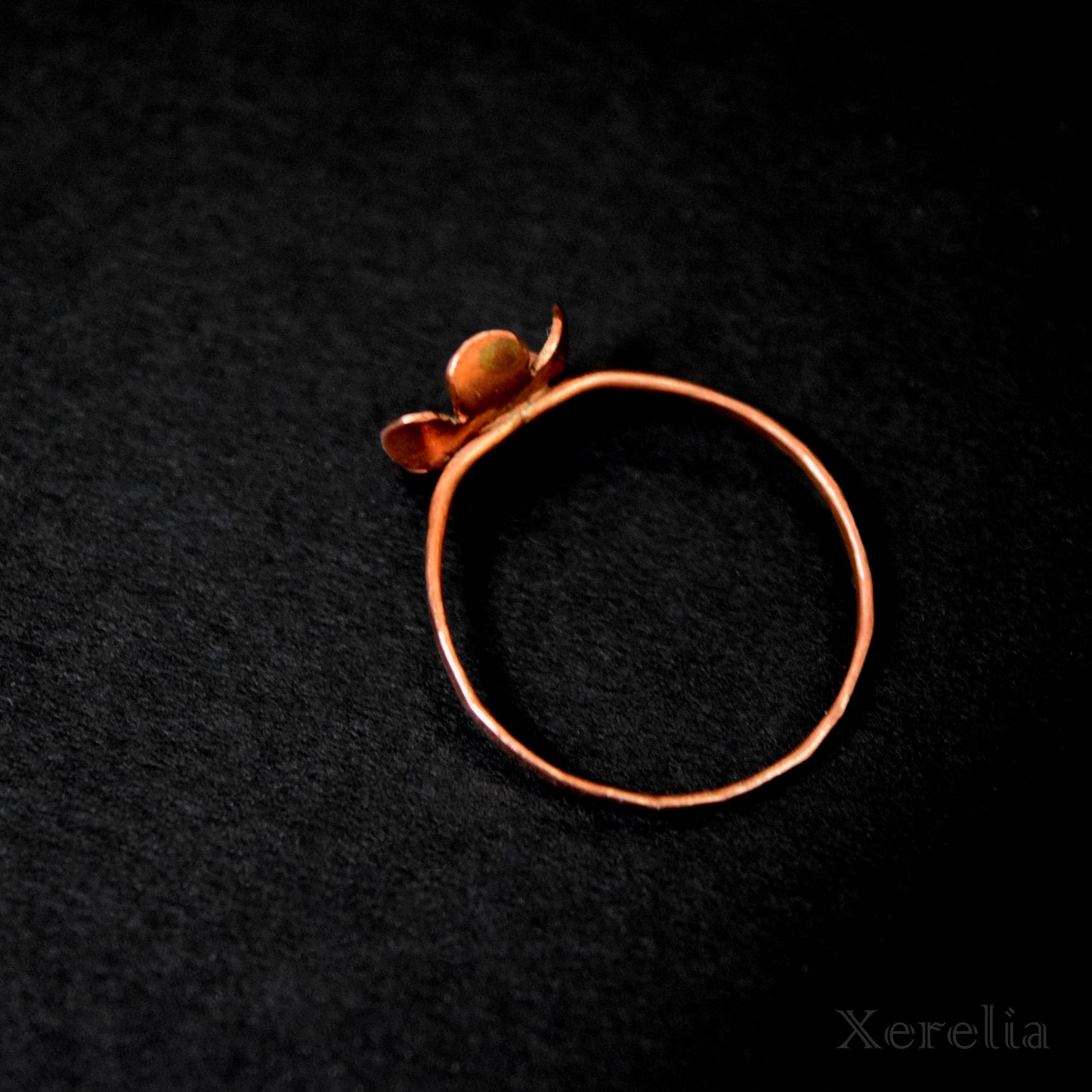 Copper Flower Ring