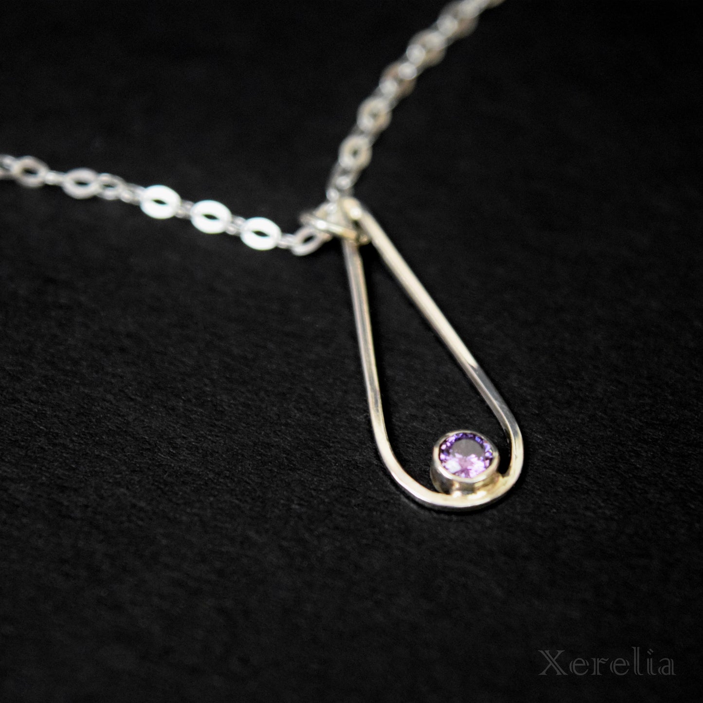 Purple Elegance Earring and Necklace Set
