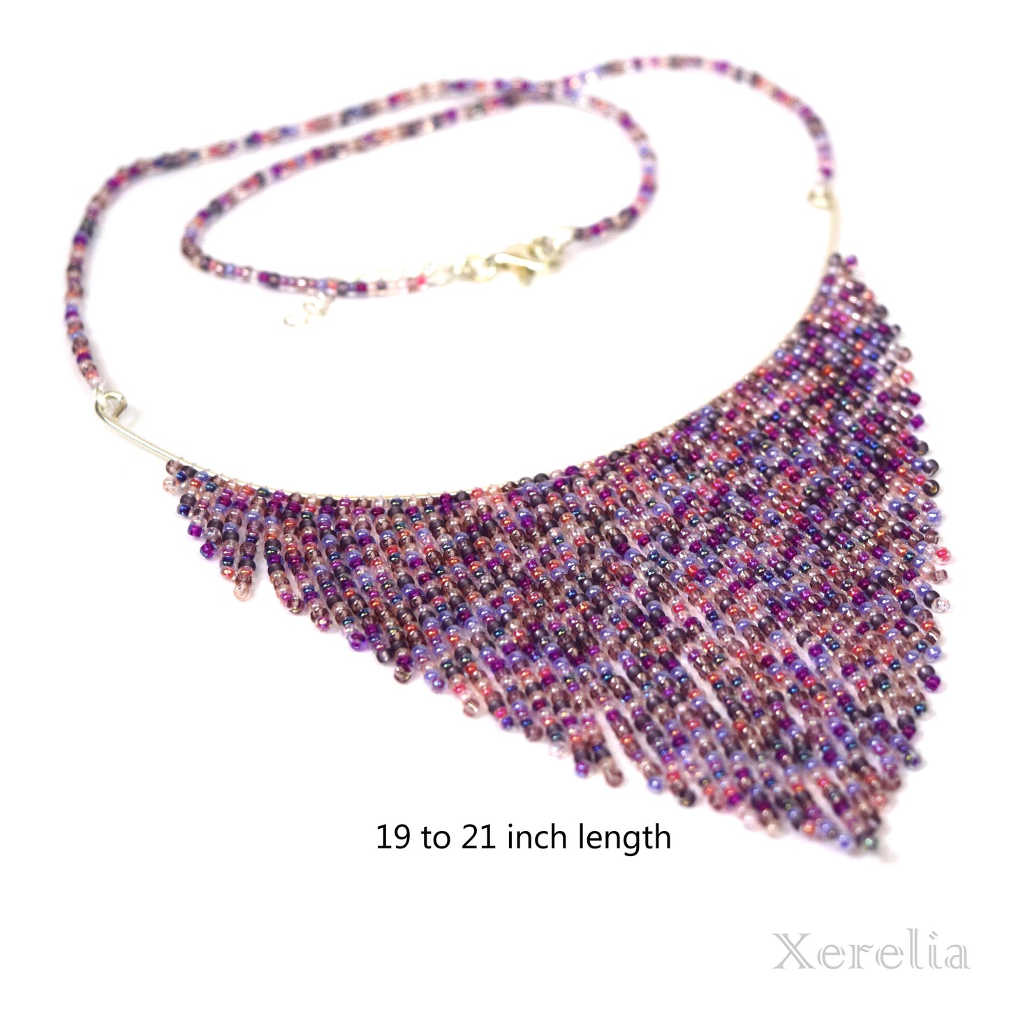 Passionflower Fringe Necklace
