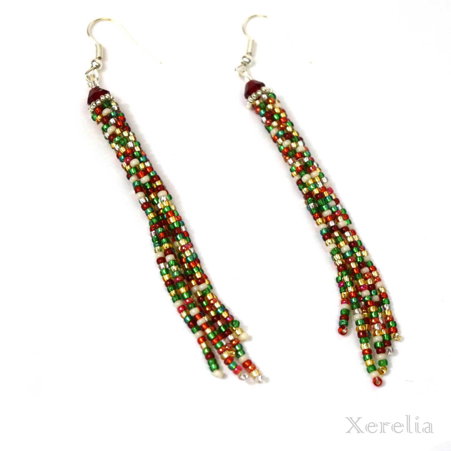 Happy Holidays Fringe Earrings