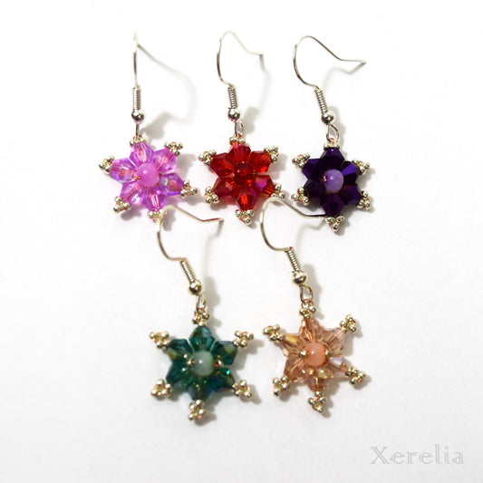 Crystal Star Earrings