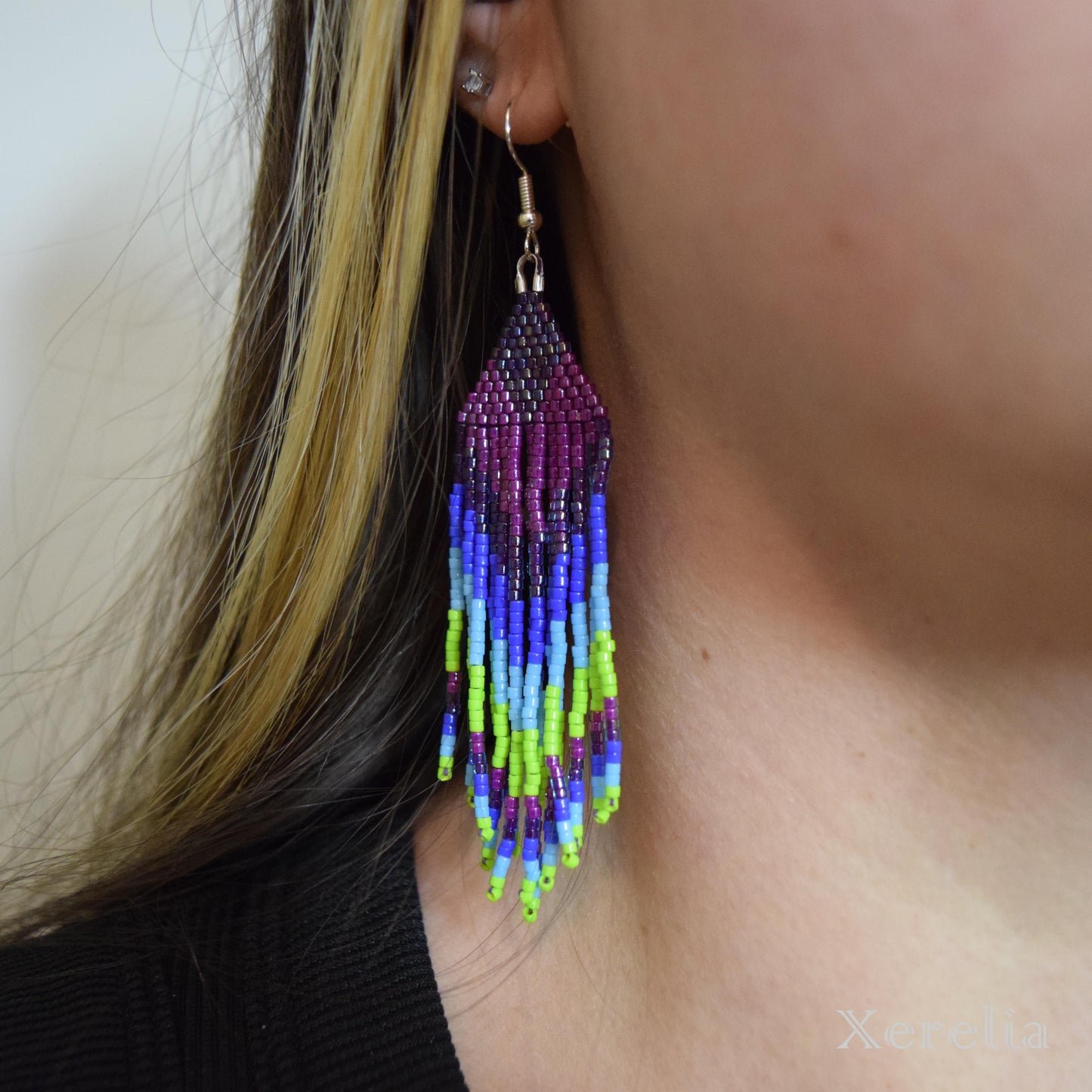 Anemone Fringe Earrings