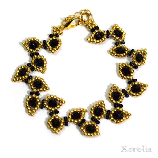 Black Leafy Vine Bracelet