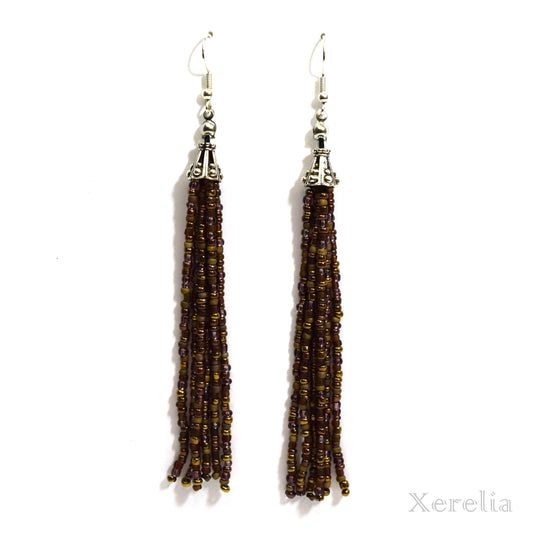 Chocolate Strands Earrings