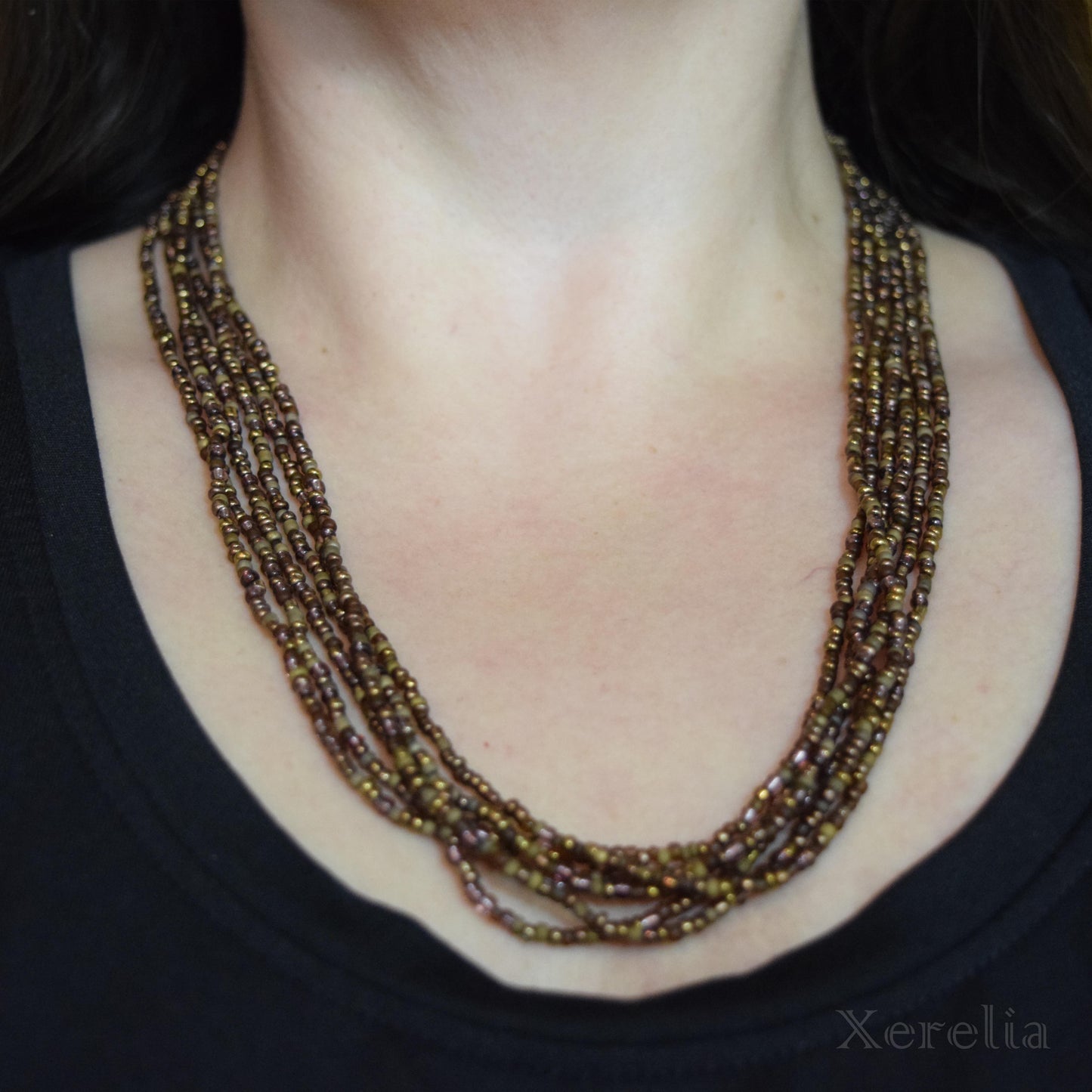 Chocolate Strands Necklace
