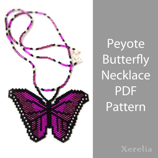 PDF Pattern Butterfly Necklace