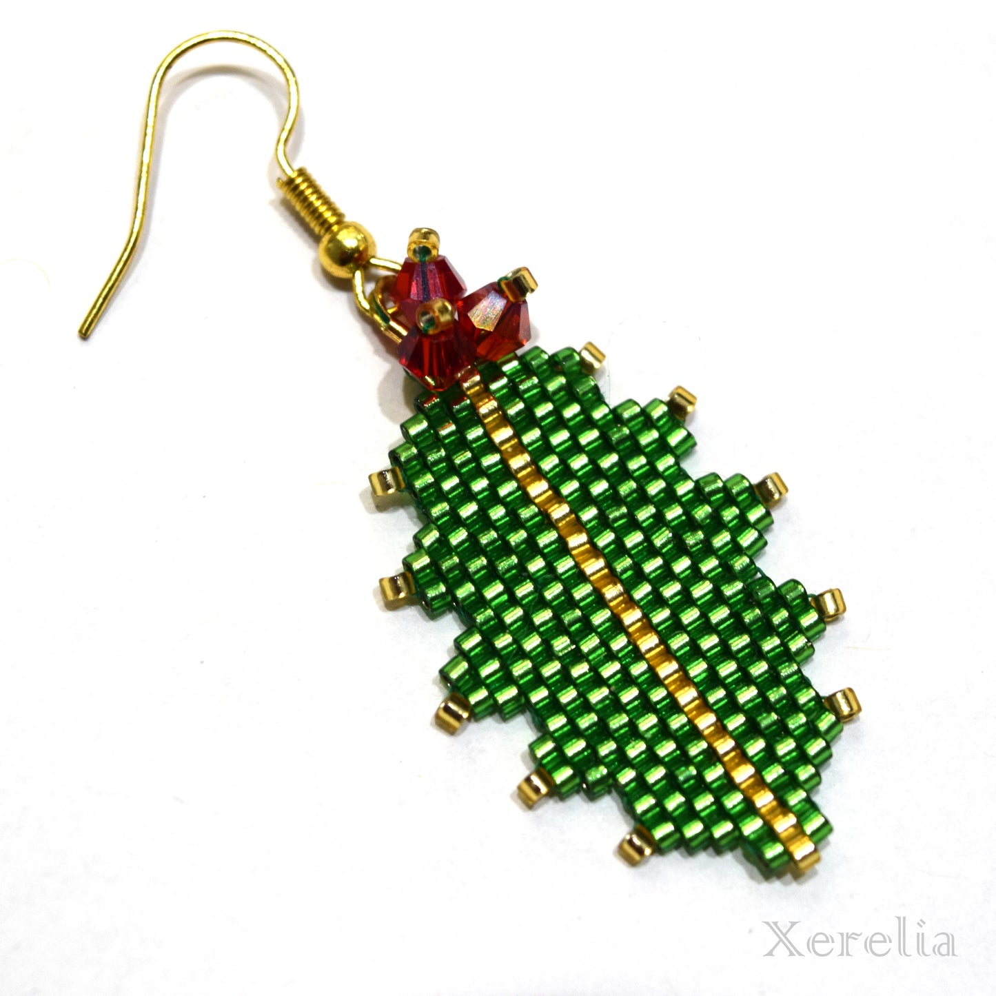 Holly Leaf Earrings