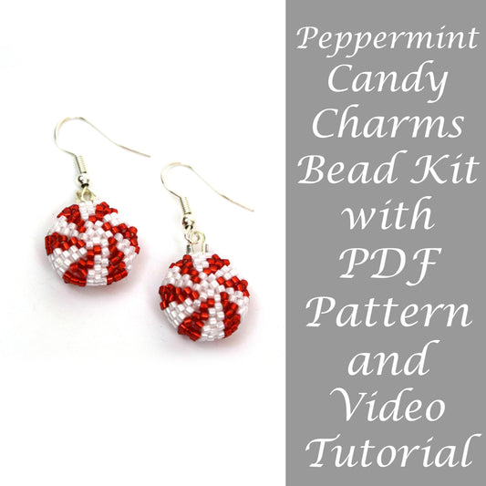 Beading Kit for Peppermint Candy Charms