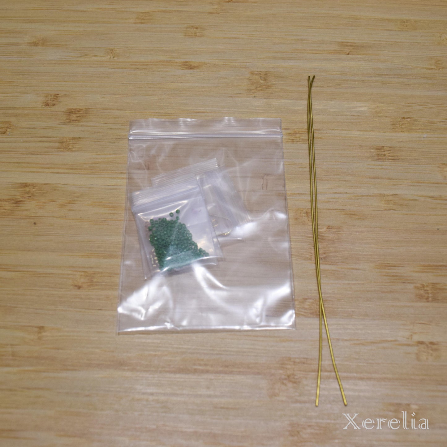 Beading Kit for Spiral Christmas Tree Earrings