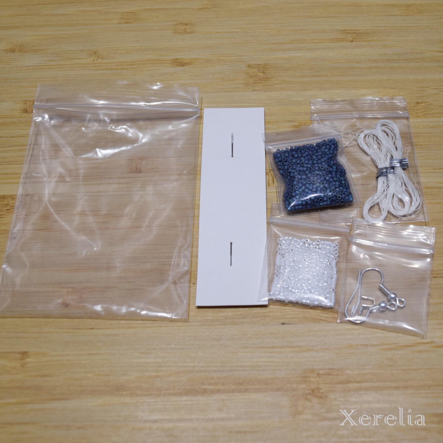 Beading Kit for Snowflake Fringe Earrings