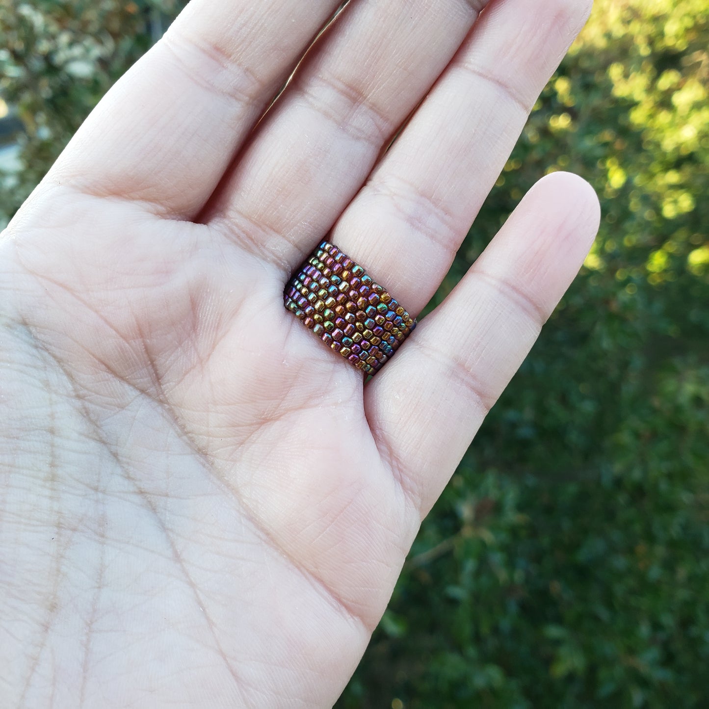 Coffee Colored Bubble Ring